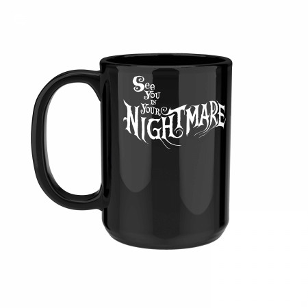 Nightmare Before Christmas Checkerboard 15oz Heat Change Mug